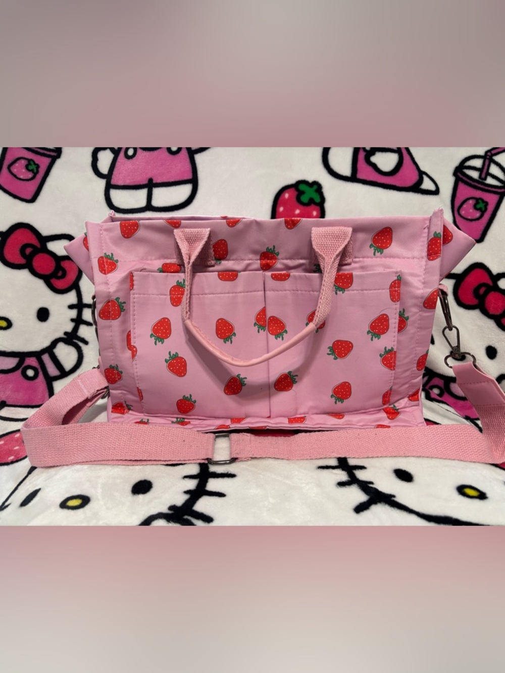 Strawberry Work Tote
